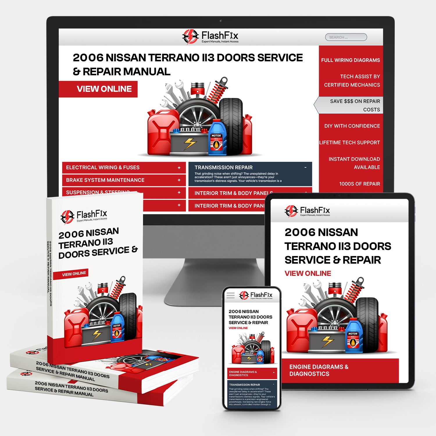 2006 Nissan Terrano II 3 Doors Service & Repair Manual