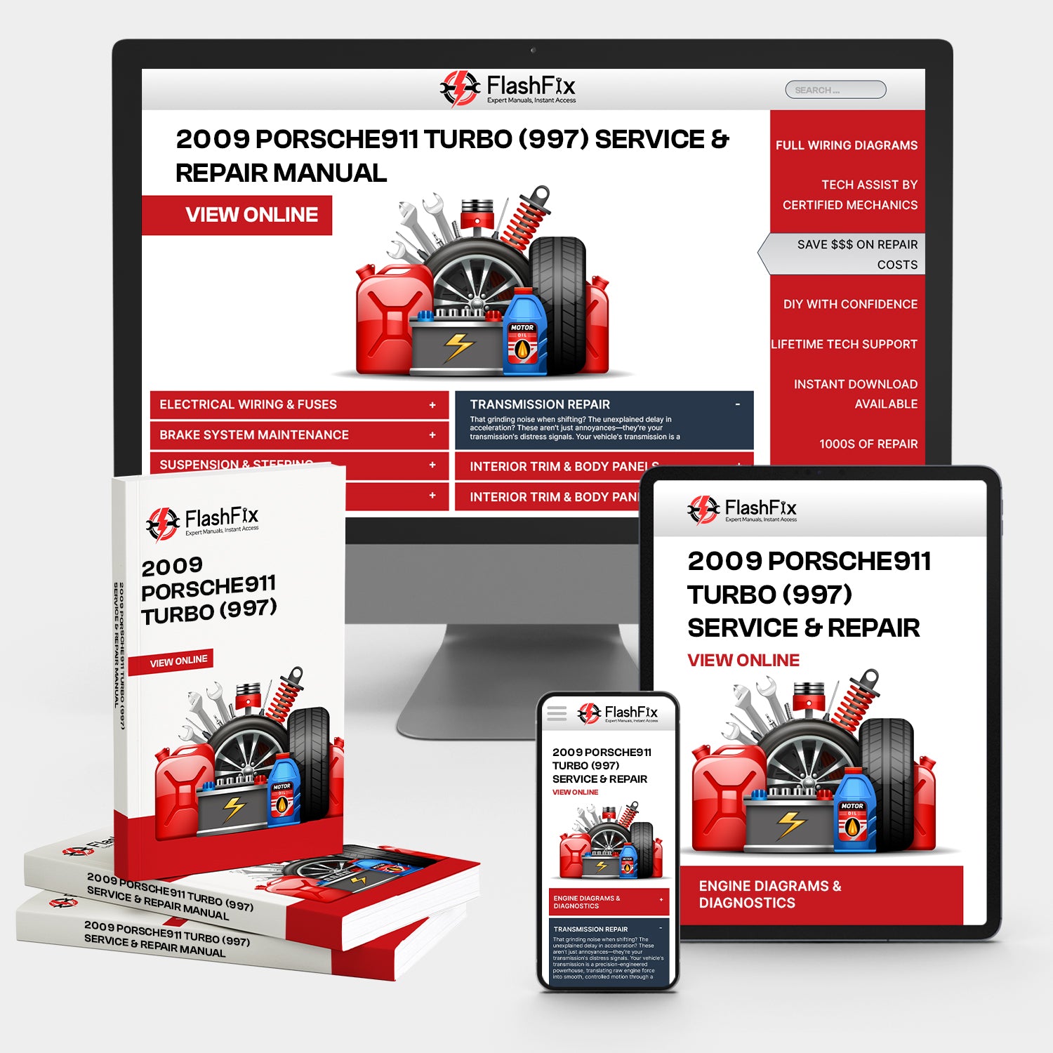 2009 Porsche 911 Turbo (997) Service & Repair Manual