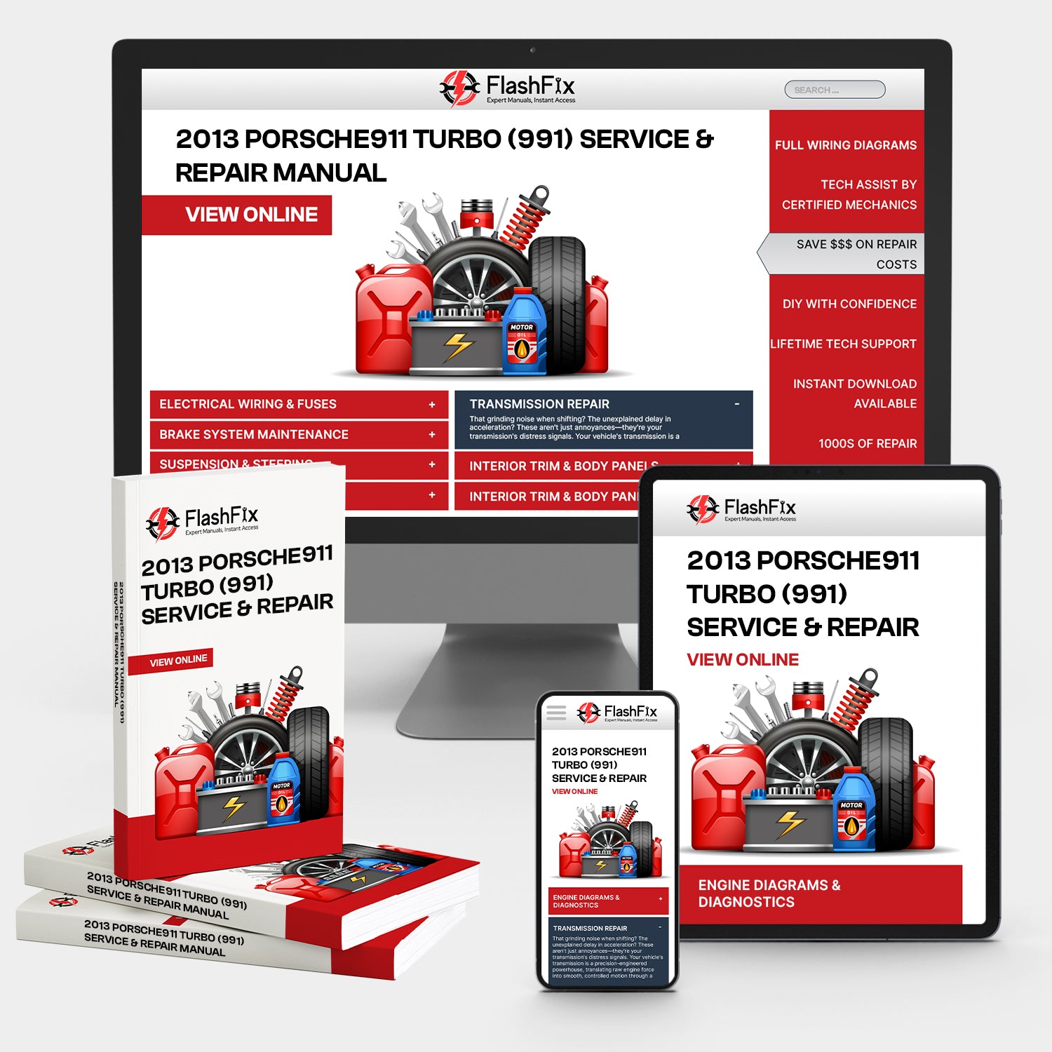 2013 Porsche 911 Turbo (991) Service & Repair Manual