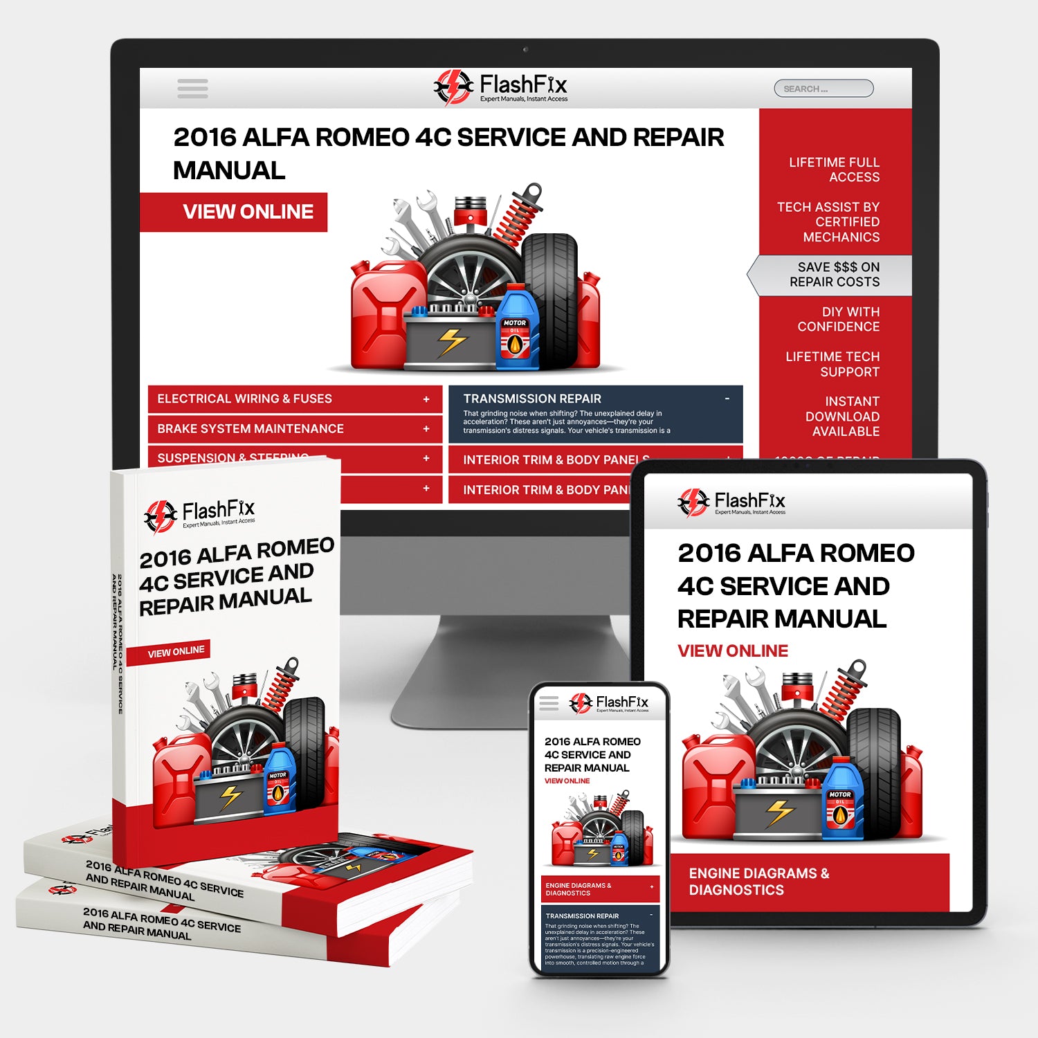 2016 Alfa Romeo 4C Service and Repair Manual