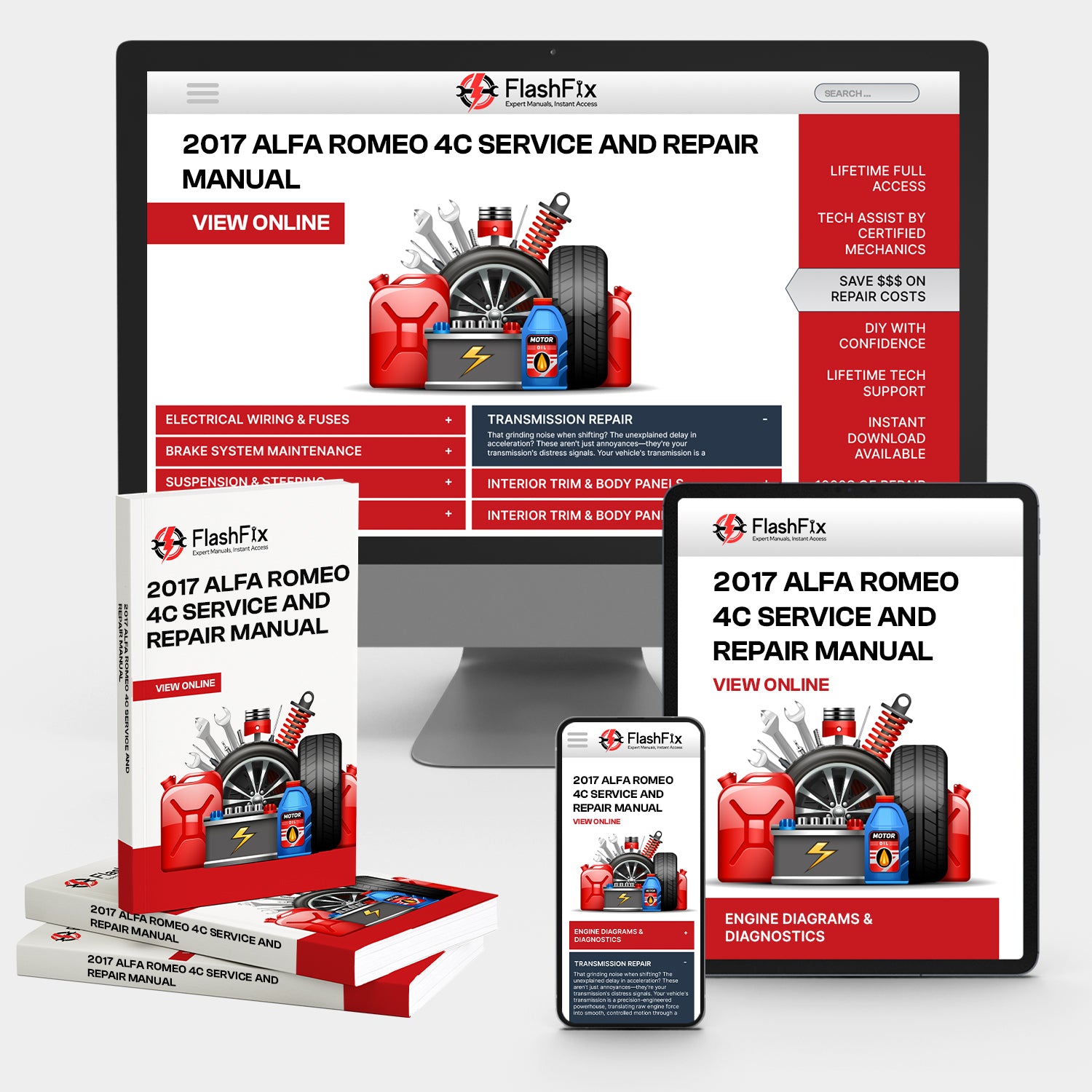 2017 Alfa Romeo 4C Service and Repair Manual
