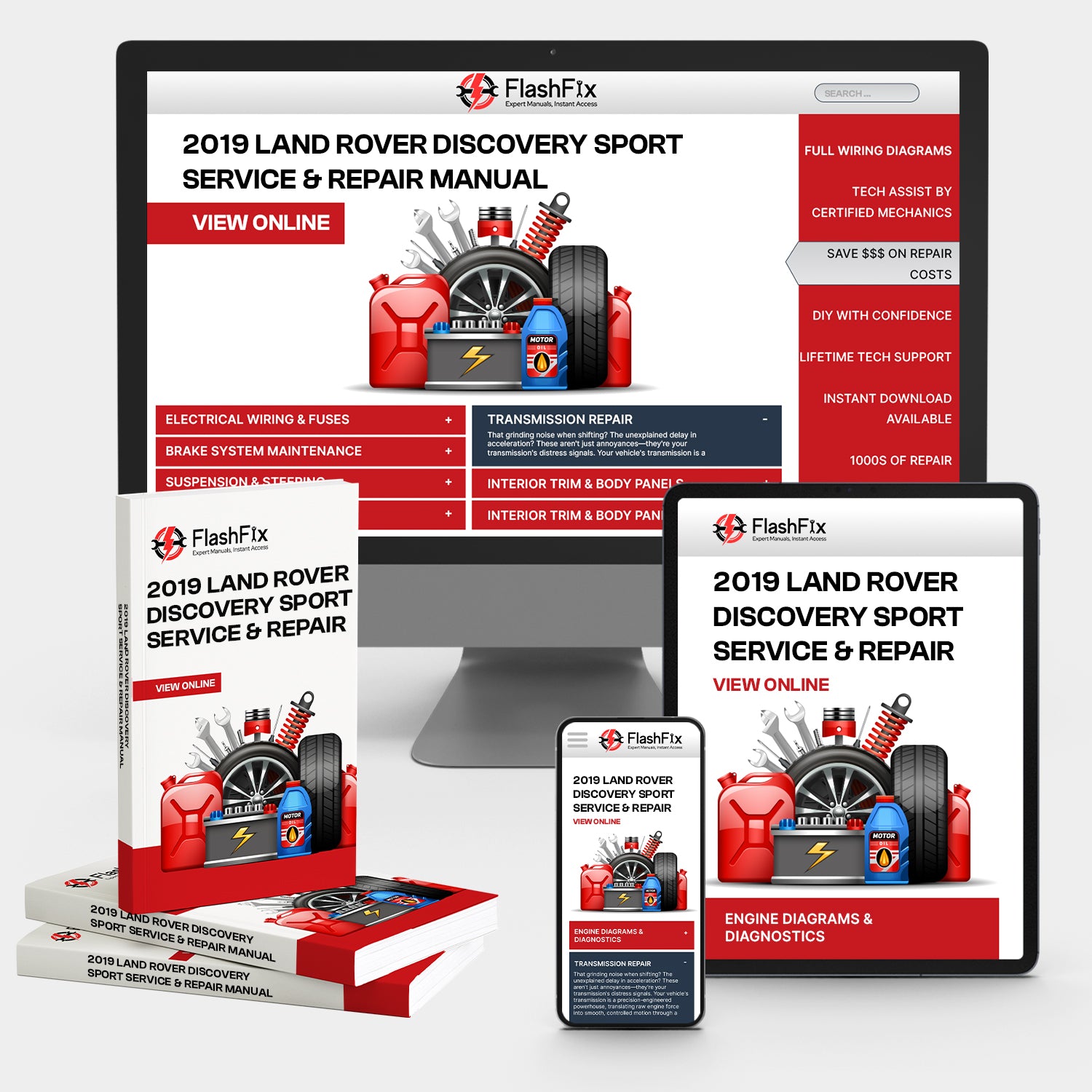 2019 Land Rover Discovery Sport Service & Repair Manual